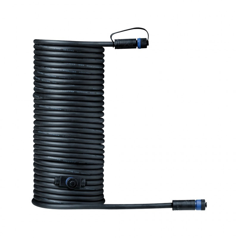 Przewód połączeniowy Plug & Shine 10m 1in-2out IP68 24V czarny / tworzywo sztuczne Przewód połączeniowy Plug & Shine 10m 1in-2out IP68 24V czarny / tworzywo sztuczne
