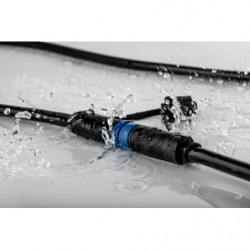 Przewód połączeniowy Plug & Shine 10m 1in-2out IP68 24V czarny / tworzywo sztuczne Przewód połączeniowy Plug & Shine 10m 1in-2out IP68 24V czarny / tworzywo sztuczne