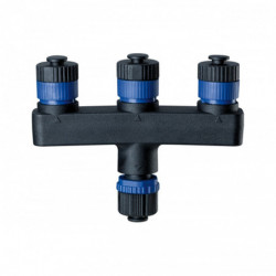 Rozdzielacz Plug & Shine 1in-3out IP68 czarny tworzywo sztuczne Rozdzielacz Plug & Shine 1in-3out IP68 czarny tworzywo sztuczne