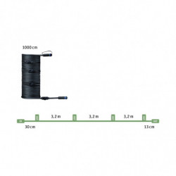 Przewód połączeniowy Plug & Shine 10m 1in-5out IP68 24V czarny / tworzywo sztuczne Przewód połączeniowy Plug & Shine 10m 1in-5out IP68 24V czarny / tworzywo sztuczne