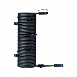 Przewód połączeniowy Plug & Shine 15m 1in-7out IP68 24V czarny tworzywo sztuczne Przewód połączeniowy Plug & Shine 15m 1in-7out IP68 24V czarny tworzywo sztuczne