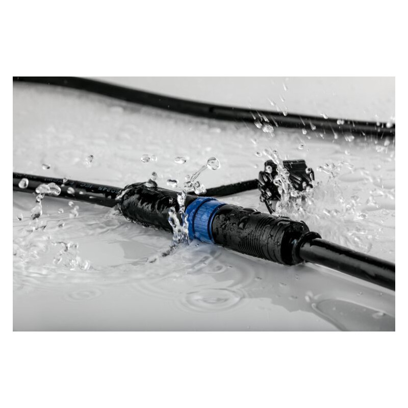 Przewód połączeniowy Plug & Shine 15m 1in-7out IP68 24V czarny tworzywo sztuczne Przewód połączeniowy Plug & Shine 15m 1in-7out IP68 24V czarny tworzywo sztuczne