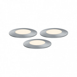 Oprawa dogruntowa Plug & Shine FLOOR MINI zestaw przedłużajacy 3x2,5W 3000K IP67 24V srebrny Oprawa dogruntowa Plug & Shine FLOOR MINI zestaw przedłużajacy 3x2,5W 3000K IP67 24V srebrny
