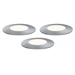Oprawa dogruntowa Plug & Shine FLOOR MINI zestaw przedłużajacy 3x2,5W 3000K IP67 24V srebrny Oprawa dogruntowa Plug & Shine FLOOR MINI zestaw przedłużajacy 3x2,5W 3000K IP67 24V srebrny