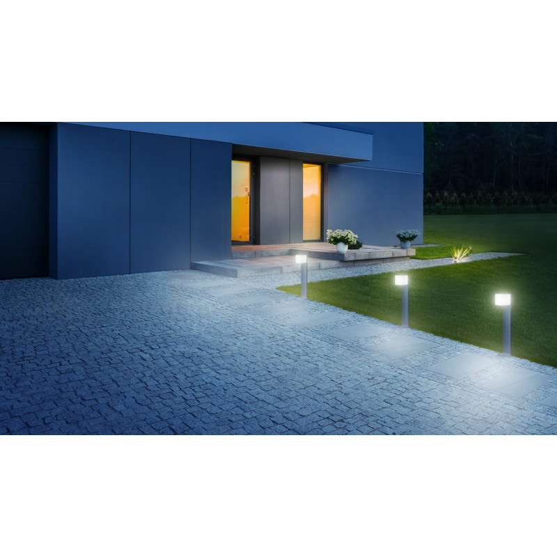 Oprawa ogrodowa 9,5W Steinel GL 80 LED iHF srebrna Oprawa ogrodowa 9,5W Steinel GL 80 LED iHF srebrna