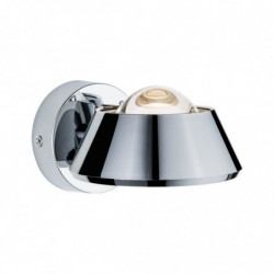 Oprawa ścienna SABIK LED DIM 13W 800lm/ 390lm 2700K IP44 230V chrom / tworzywo sztuczne Oprawa ścienna SABIK LED DIM 13W 800lm/ 390lm 2700K IP44 230V chrom / tworzywo sztuczne