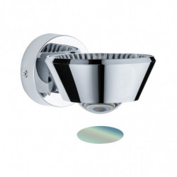 Oprawa ścienna SABIK LED DIM 13W 800lm/ 390lm 2700K IP44 230V chrom / tworzywo sztuczne Oprawa ścienna SABIK LED DIM 13W 800lm/ 390lm 2700K IP44 230V chrom / tworzywo sztuczne