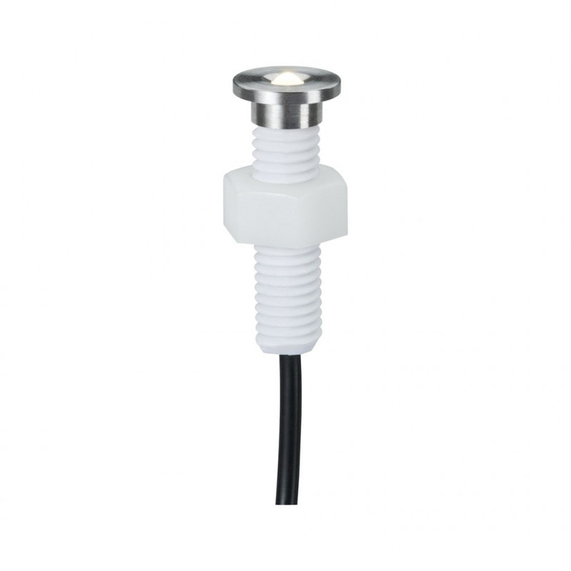Oprawa wbudowana Plug & Shine MicroPen II zestaw przedłużający 5x0,2W 3000K IP67 24V zestaw dodatkowy srebrny / stal Oprawa wbudowana Plug & Shine MicroPen II zestaw przedłużający 5x0,2W 3000K IP67 24V zestaw dodatkowy srebrny / stal