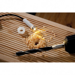 Oprawa do wbudowana Plug & Shine MicroPen II zestaw kompletny 5x0,2W 3000K IP67 24V zestaw dodatkowy srebrny / stal Oprawa do wbudowana Plug & Shine MicroPen II zestaw kompletny 5x0,2W 3000K IP67 24V zestaw dodatkowy srebrny / stal