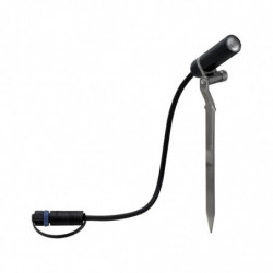 Zestaw ogrodowy Plug & Shine PLANTINI 3x2W 3000K IP65 24V zestaw antracyt / aluminium Zestaw ogrodowy Plug & Shine PLANTINI 3x2W 3000K IP65 24V zestaw antracyt / aluminium