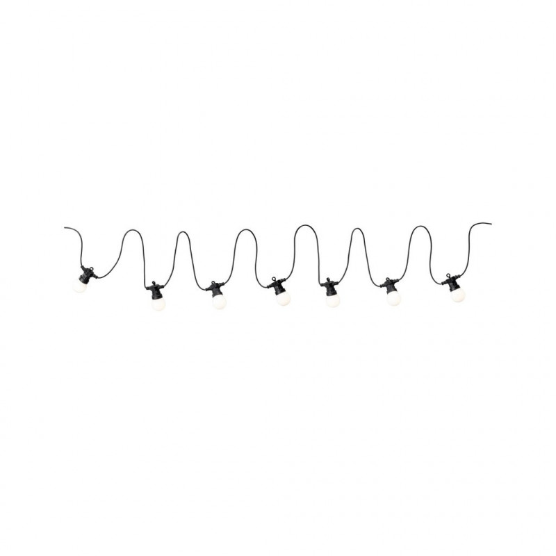 Łańcuch świetlny Plug & Shine 6.8m 7x0.2W 3000K IP44 24V biały Łańcuch świetlny Plug & Shine 6.8m 7x0.2W 3000K IP44 24V biały