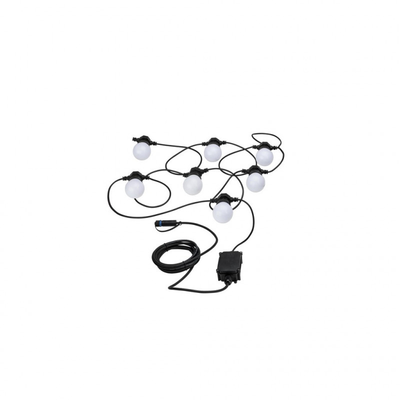 Łańcuch świetlny Plug & Shine 6.8m 7x0.2W 3000K IP44 24V biały Łańcuch świetlny Plug & Shine 6.8m 7x0.2W 3000K IP44 24V biały