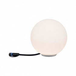Oprawa ogrodowa Plug & Shine GLOBE 200mm 2.8W 3000K 235lm IP67 24V biały Oprawa ogrodowa Plug & Shine GLOBE 200mm 2.8W 3000K 235lm IP67 24V biały