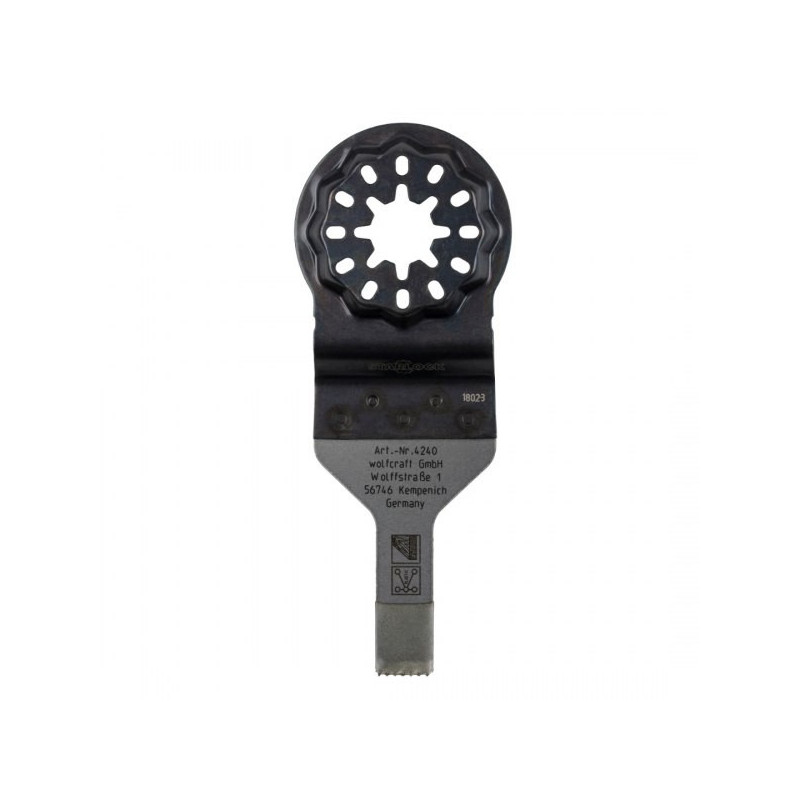 Brzeszczot BIM 10 mm Wolfcraft - cięcia wzdłużne i wgłębne Starlock Brzeszczot BIM 10 mm Wolfcraft - cięcia wzdłużne i wgłębne Starlock