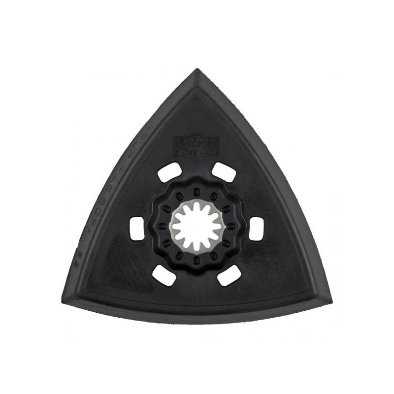 Trójkątny dysk szlifierski (z sytemem mocowania na rzep), SL Wolfcraft, wymiar boku: 95mm. Trójkątny dysk szlifierski (z sytemem mocowania na rzep), SL Wolfcraft, wymiar boku: 95mm.