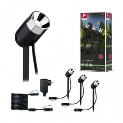 Reflektor ogrodowy Plug & Shine PIKE zestaw 3x3,5W 3000K IP67 24V antracyt / tworzywo sztuczne Reflektor ogrodowy Plug & Shine PIKE zestaw 3x3,5W 3000K IP67 24V antracyt / tworzywo sztuczne
