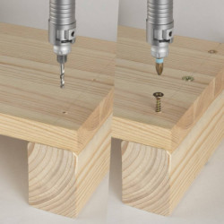 FLIPBIT, dwa wymienne uchwyty Wolfcraft FLIPBIT, dwa wymienne uchwyty Wolfcraft