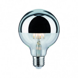 Źródło światła LED G95 zwierciadło 5W 230V 420lm E27 2700K Srebrny Źródło światła LED G95 zwierciadło 5W 230V 420lm E27 2700K Srebrny
