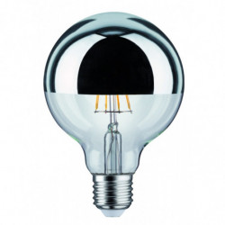 Źródło światła LED G95 zwierciadło 5W 230V 420lm E27 2700K Srebrny Źródło światła LED G95 zwierciadło 5W 230V 420lm E27 2700K Srebrny