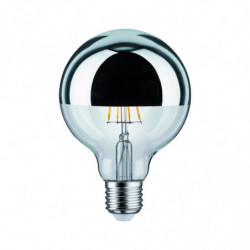 Źródło światła LED G95 zwierciadło 7W 230V 680lm E27 2700K Srebrny ściemniany Źródło światła LED G95 zwierciadło 7W 230V 680lm E27 2700K Srebrny ściemniany