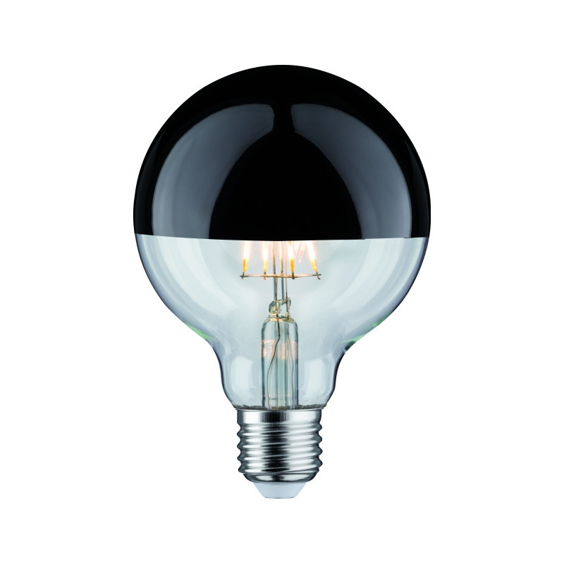 Źródło światła LED G95 zwierciadło 6W 230V 520lm E27 2700K Czarny Chrom ściemniany Źródło światła LED G95 zwierciadło 6W 230V 520lm E27 2700K Czarny Chrom ściemniany