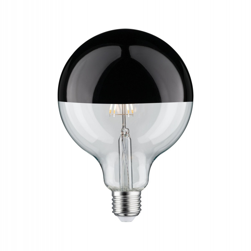 Źródło światła LED G125 zwierciadło 6W 230V 520lm E27 2700K Czarny Chrom ściemniany Źródło światła LED G125 zwierciadło 6W 230V 520lm E27 2700K Czarny Chrom ściemniany