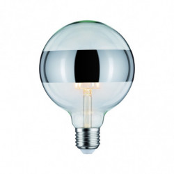 Źródło światła LED G125 zwierciadło pierścień 6W 230V 520lm E27 2700K Srebrny ściemniany Źródło światła LED G125 zwierciadło pierścień 6W 230V 520lm E27 2700K Srebrny ściemniany