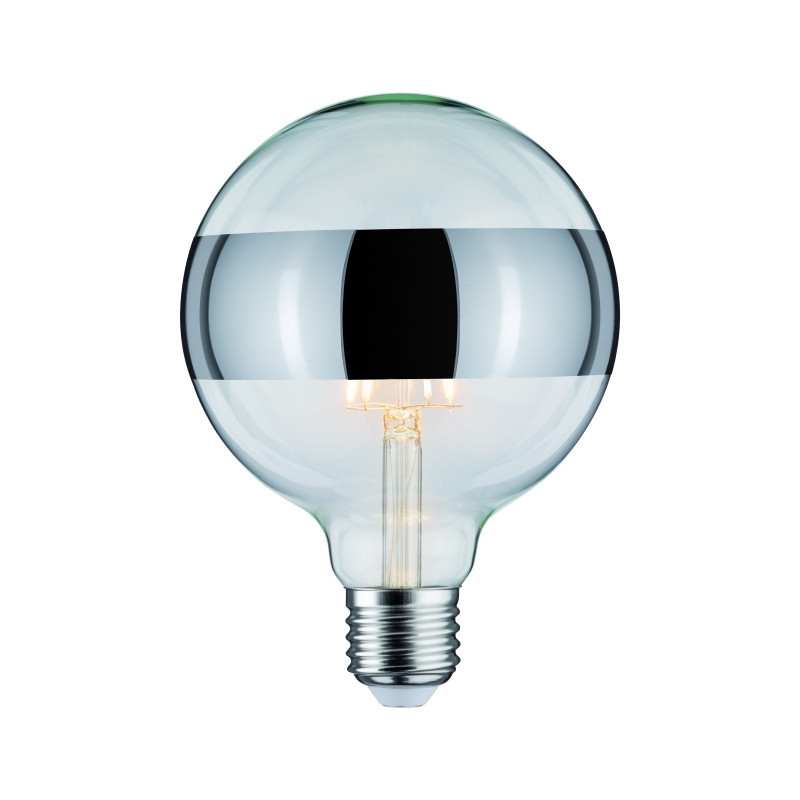 Źródło światła LED G125 zwierciadło pierścień 6W 230V 520lm E27 2700K Srebrny ściemniany Źródło światła LED G125 zwierciadło pierścień 6W 230V 520lm E27 2700K Srebrny ściemniany
