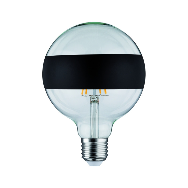 Źródło światła LED G125 zwierciadło pierścień 6W 230V 520lm E27 2700K Czarny Mat ściemniany Źródło światła LED G125 zwierciadło pierścień 6W 230V 520lm E27 2700K Czarny Mat ściemniany