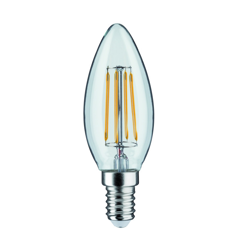 Źródło światła LED Świeca 4,8W 230V E14 470lm 2700K przeźroczysty Źródło światła LED Świeca 4,8W 230V E14 470lm 2700K przeźroczysty