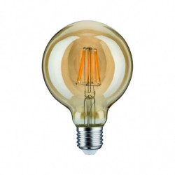 Źródło światła LED G95 6,5W 230V 680lm E27 2500K Złoty Źródło światła LED G95 6,5W 230V 680lm E27 2500K Złoty