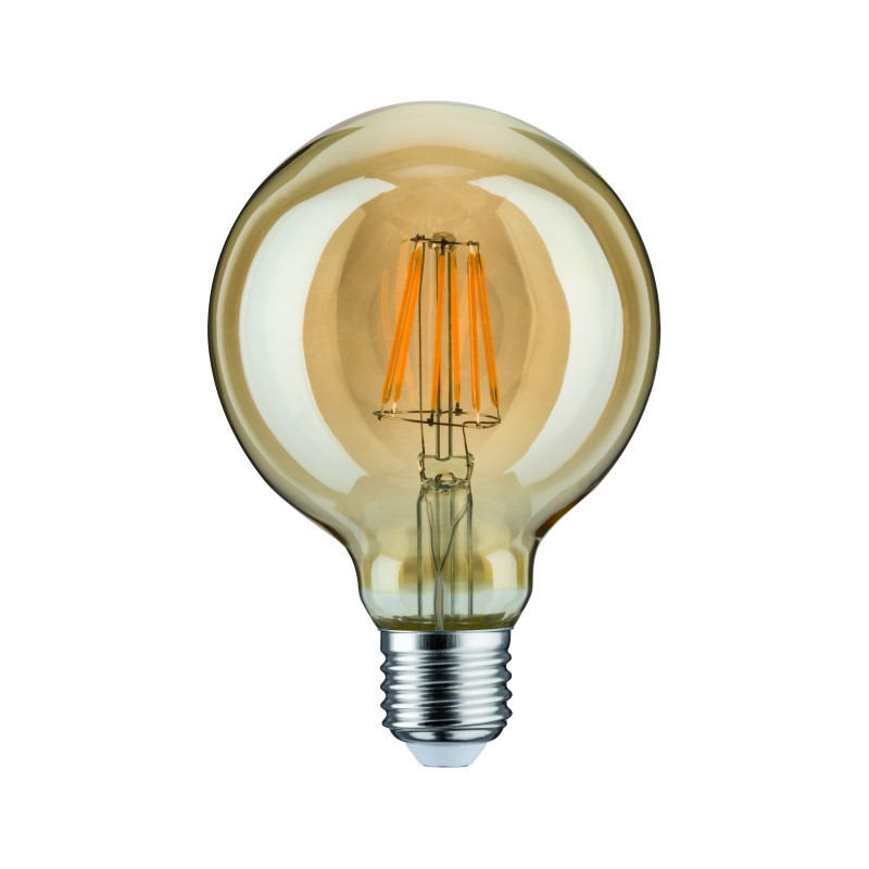 Źródło światła LED G95 6,5W 230V 680lm E27 2500K Złoty Źródło światła LED G95 6,5W 230V 680lm E27 2500K Złoty
