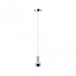 Lampa wisząca LARUS E27 max. 60W IP44 230V chrom / metal Lampa wisząca LARUS E27 max. 60W IP44 230V chrom / metal