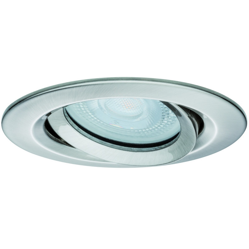 Oprawa do wbudowania NOVA PLUS LED DIM wychylna GU10 6W 470lm 93mm 4000K IP65 230V szczotkowane żelazo Oprawa do wbudowania NOVA PLUS LED DIM wychylna GU10 6W 470lm 93mm 4000K IP65 230V szczotkowane żelazo