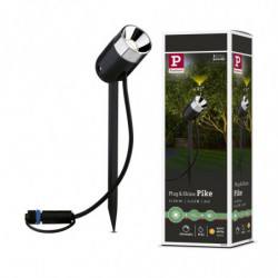 Reflektor ogrodowy Plug & Shine PIKE 2.2W 240lm 3000K IP65 24V antracyt Reflektor ogrodowy Plug & Shine PIKE 2.2W 240lm 3000K IP65 24V antracyt