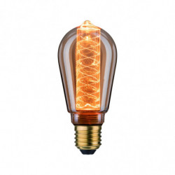 Źródło światła LED InnerGlow podwójna spirala 200lm E27 Złoty 1800K Źródło światła LED InnerGlow podwójna spirala 200lm E27 Złoty 1800K