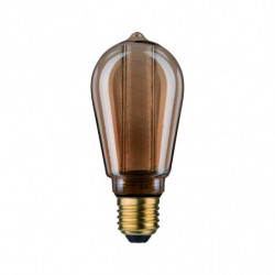 Źródło światła LED InnerGlow podwójna spirala 200lm E27 Złoty 1800K Źródło światła LED InnerGlow podwójna spirala 200lm E27 Złoty 1800K