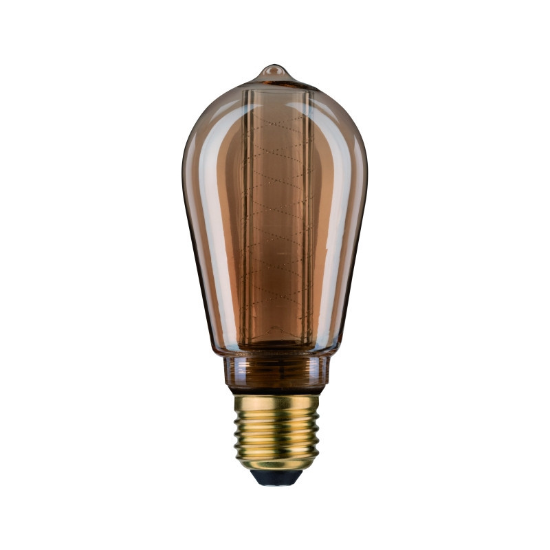 Źródło światła LED InnerGlow podwójna spirala 200lm E27 Złoty 1800K Źródło światła LED InnerGlow podwójna spirala 200lm E27 Złoty 1800K