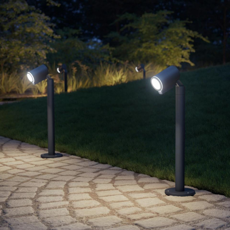 Oprawa LED 7.9W Steinel Spot WAY Connect z czujnikiem antracyt Oprawa LED 7.9W Steinel Spot WAY Connect z czujnikiem antracyt