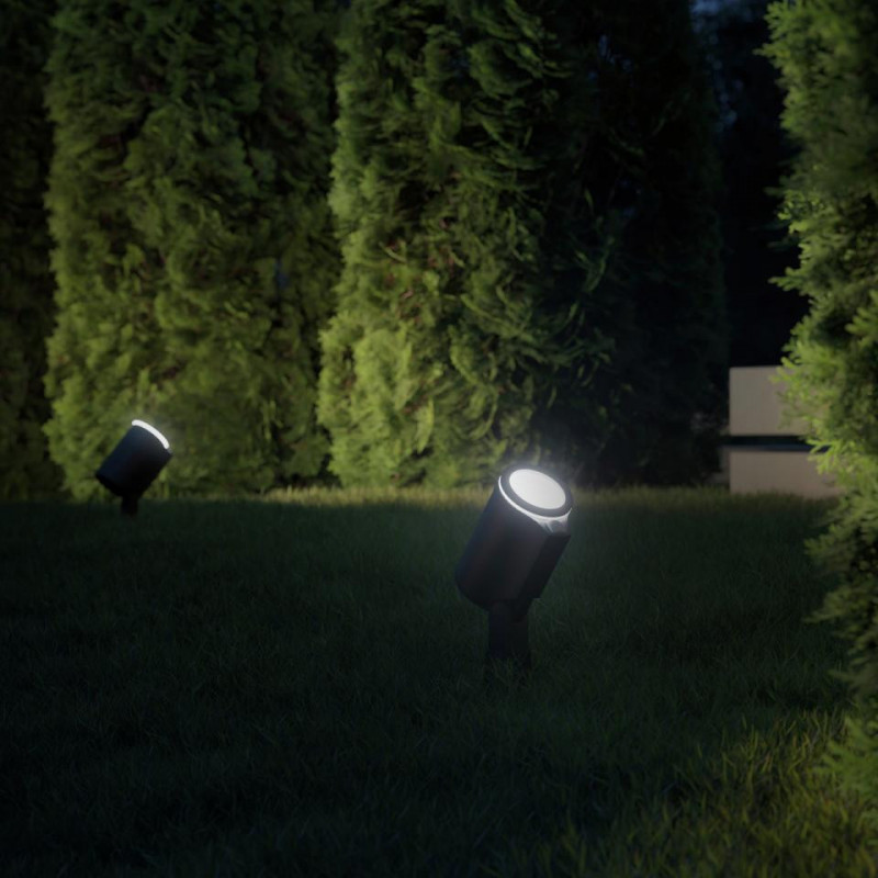 Oprawa LED 7W Steinel Spot Garden Connect z czujnikiem antracyt Oprawa LED 7W Steinel Spot Garden Connect z czujnikiem antracyt