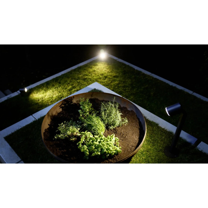 Oprawa LED 7W Steinel Spot Garden Nightautomatic antracyt Oprawa LED 7W Steinel Spot Garden Nightautomatic antracyt