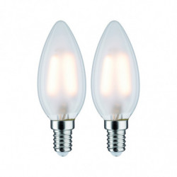 Źródło światła LED Świeca 2x2,5W 230V250lm E14 2700K Mat Źródło światła LED Świeca 2x2,5W 230V250lm E14 2700K Mat