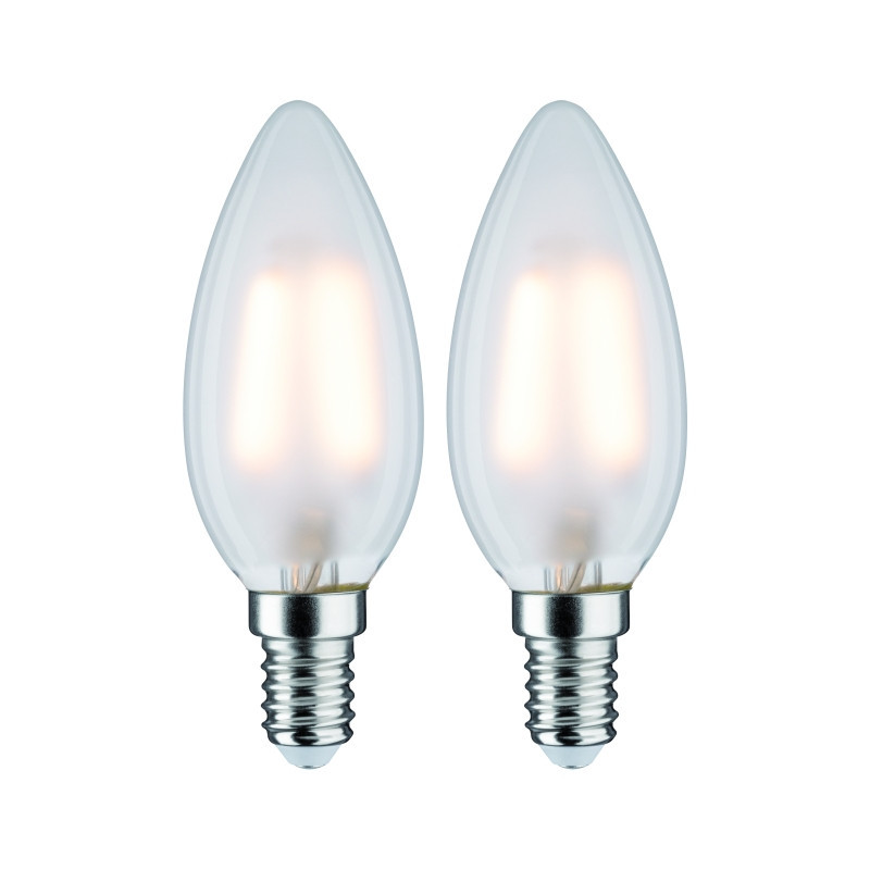 Źródło światła LED Świeca 2x2,5W 230V250lm E14 2700K Mat Źródło światła LED Świeca 2x2,5W 230V250lm E14 2700K Mat
