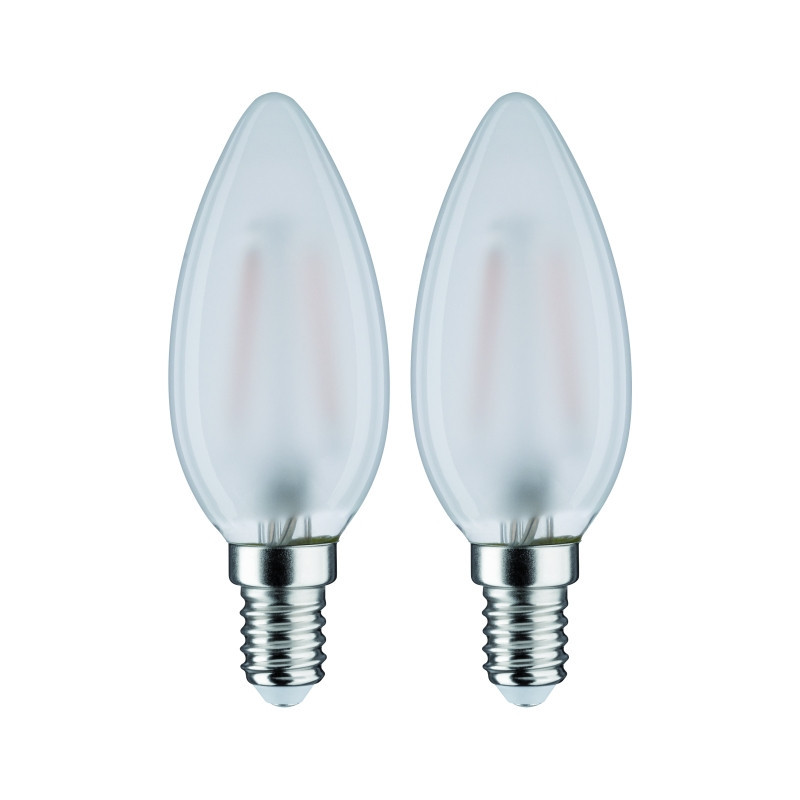 Źródło światła LED Świeca 2x2,5W 230V250lm E14 2700K Mat Źródło światła LED Świeca 2x2,5W 230V250lm E14 2700K Mat