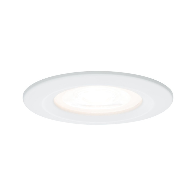 Oprawa do wbudowania NOVA LED stała GU10 6.5W 460lm 78mm 2700K IP44 230V biały mat Oprawa do wbudowania NOVA LED stała GU10 6.5W 460lm 78mm 2700K IP44 230V biały mat