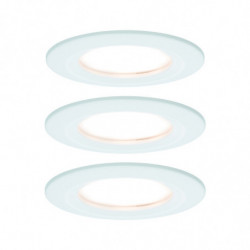 Oprawa do wbudowania NOVA COIN LED stała zestaw 3x6W 470lm 78mm 2700K IP44 230V biały mat Oprawa do wbudowania NOVA COIN LED stała zestaw 3x6W 470lm 78mm 2700K IP44 230V biały mat