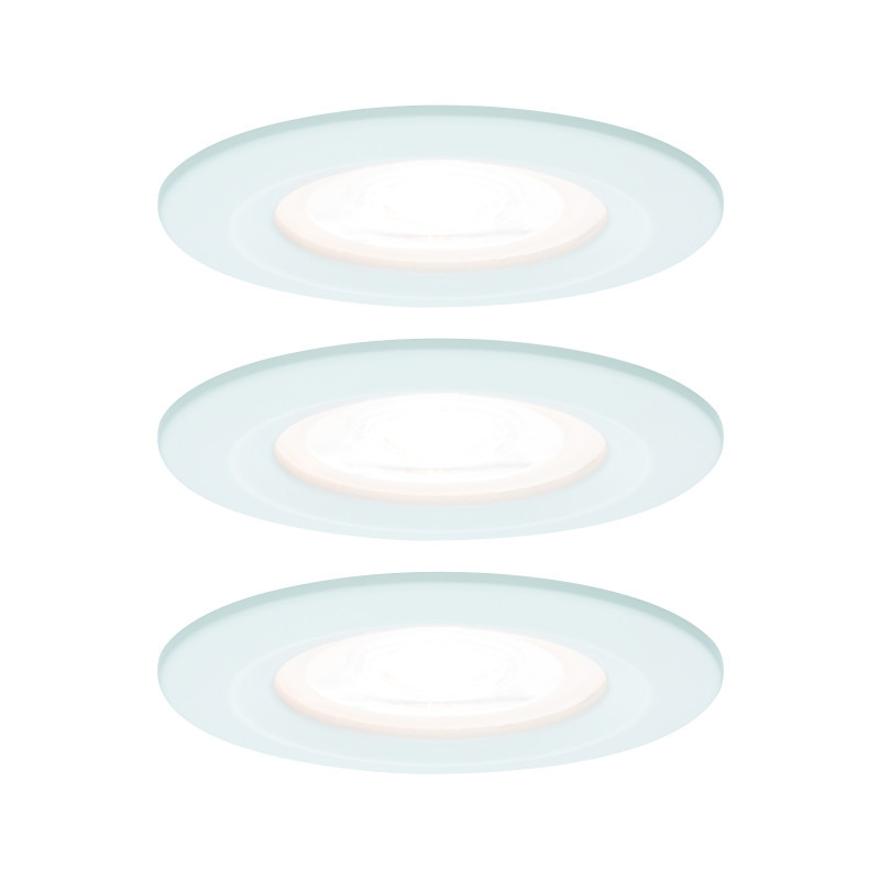 Oprawa do wbudowania NOVA LED DIM stała zestaw 3xGU10 6.5W 460lm 78mm 2700K IP44 230V biały mat Oprawa do wbudowania NOVA LED DIM stała zestaw 3xGU10 6.5W 460lm 78mm 2700K IP44 230V biały mat