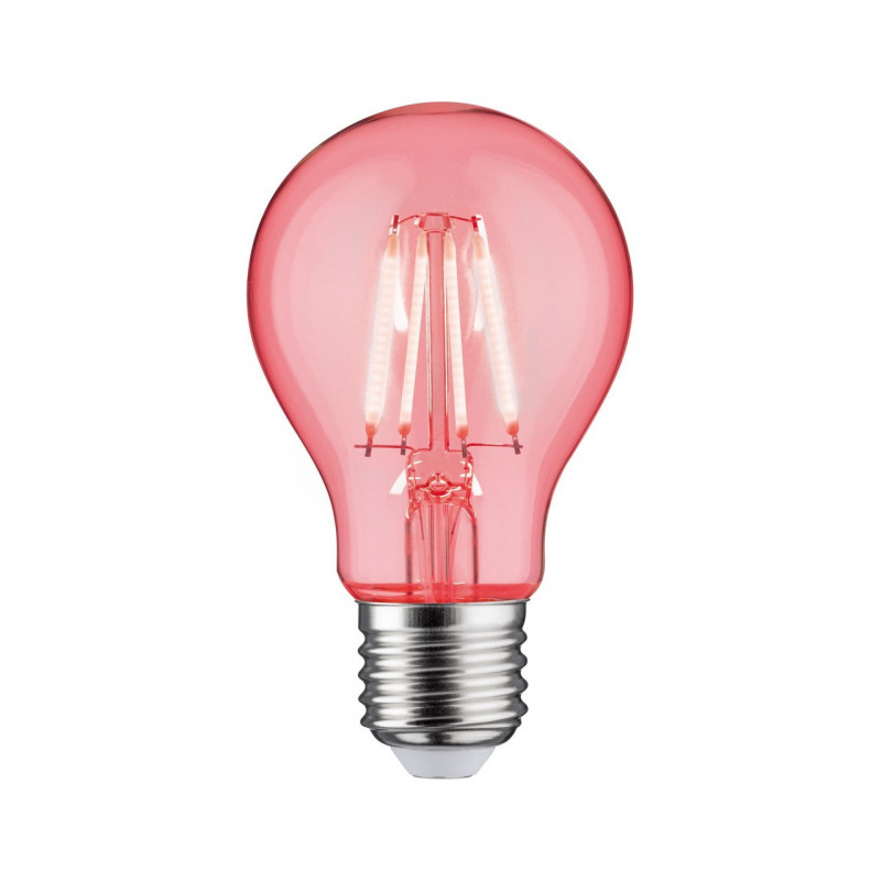 Źródło światła LED 2W E27 230V przeźroczysty Czerwony Źródło światła LED 2W E27 230V przeźroczysty Czerwony