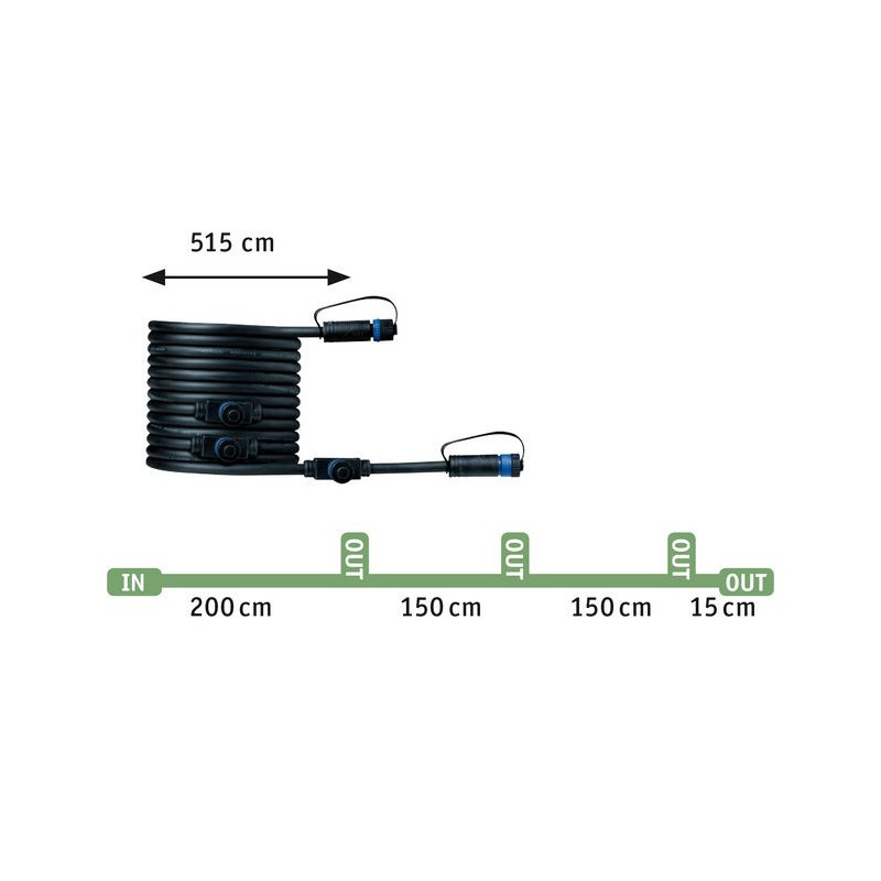 Reflektor ogrodowy Plug & Shine STING zestaw przedłużający 3x6W 3000K 520lm DIM IP67 24V antracyt / aluminum Reflektor ogrodowy Plug & Shine STING zestaw przedłużający 3x6W 3000K 520lm DIM IP67 24V antracyt / aluminum