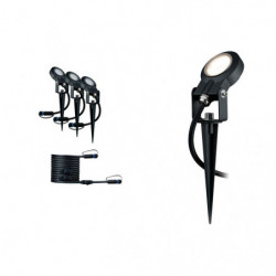Reflektor ogrodowy Plug & Shine STING zestaw przedłużający 3x6W 3000K 520lm DIM IP67 24V antracyt / aluminum Reflektor ogrodowy Plug & Shine STING zestaw przedłużający 3x6W 3000K 520lm DIM IP67 24V antracyt / aluminum